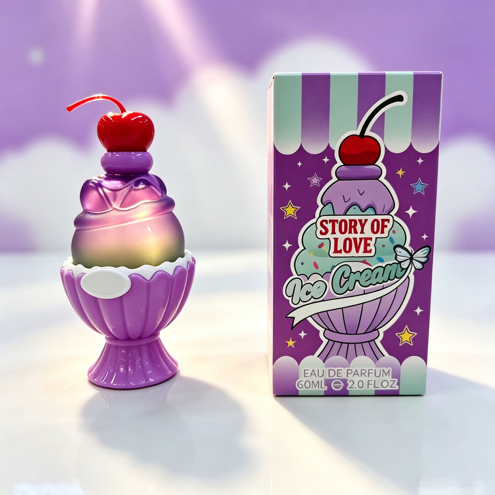 Eau De Parfum Women - Cute Ice Cream Shaped Eau De