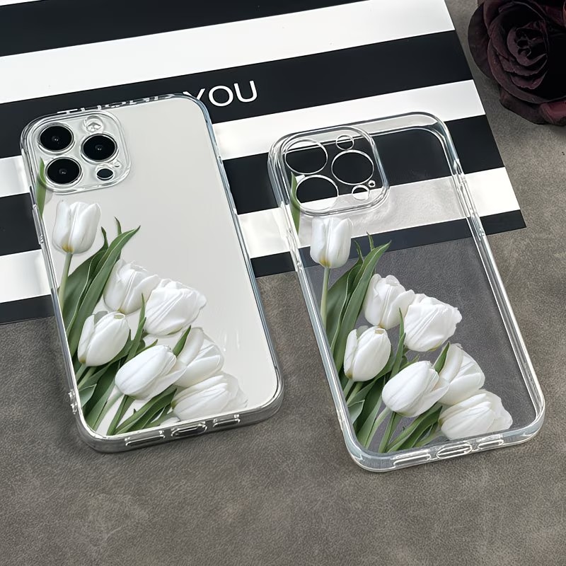 Tulip Printed Phone Case Case  - Perfume Pure Xs review and price