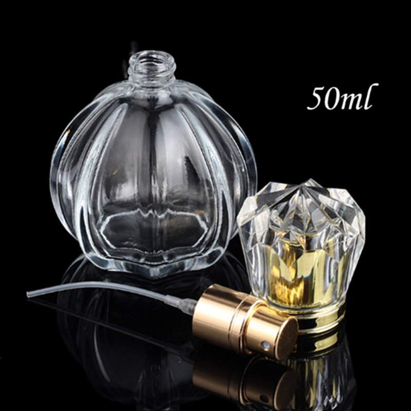 【B】50ml Clear Glass Perfume Bo - Perfume Fragrance World Qahwa review and price