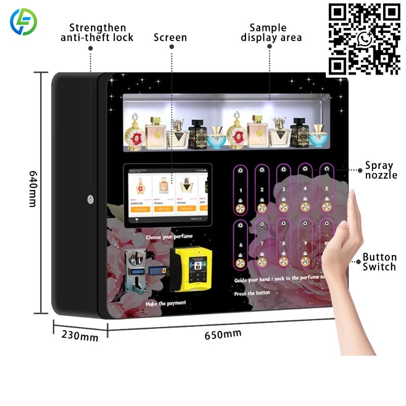 Customized  100ml Maquina Vend - Perfume Fragrance Vending Machine review and price