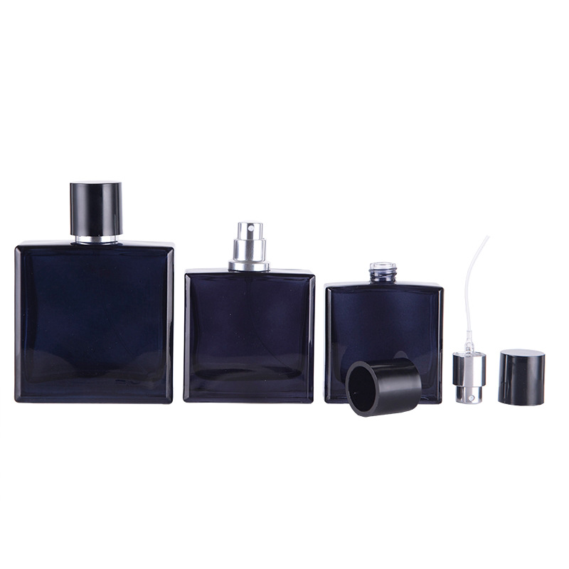 30/50ml Dark Blue Clear Flat S - Perfume Fragrance World Qahwa review and price