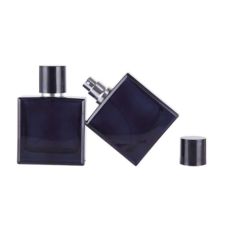 30/50ml Dark Blue Clear Flat S - Perfume Fragrance World Qahwa review and price